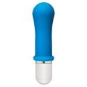 Vibratore classico american pop! boom! 10 function silicone vibrator blue