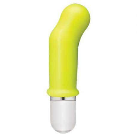 Vibratore punto g american pop! pow! 10 function silicone vibrator yellow