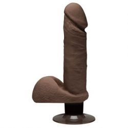 Vibratore realistico the d perfect d vibrating 7 chocolate