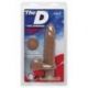 Vibratore realistico the d perfect d vibrating 7 caramel