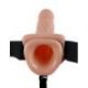 Vibratore strap-on cavo fetish fantasy 11 vibrating hollow strap on with balls