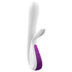 Vibratore rabbit ovo k5 white violet