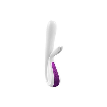 Vibratore rabbit ovo k5 white violet