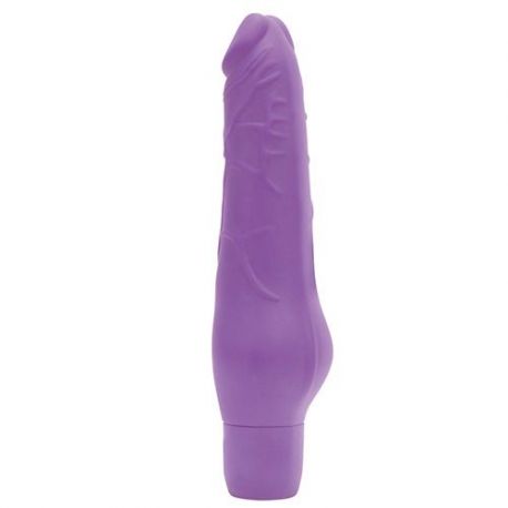 Vibratore realistico glansee real vibe silicone purple