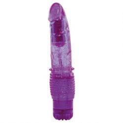 Vibratore jammy jelly happy glitter purple