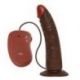 Vibratore realistico real rapture brown 7