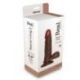 Vibratore realistico real rapture brown 6.5