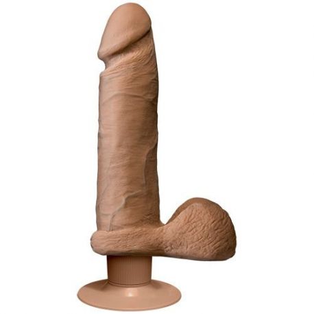 Vibratore realistico the vibro realistic cock 8 brown