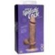 Vibratore realistico the vibro realistic cock 8 brown