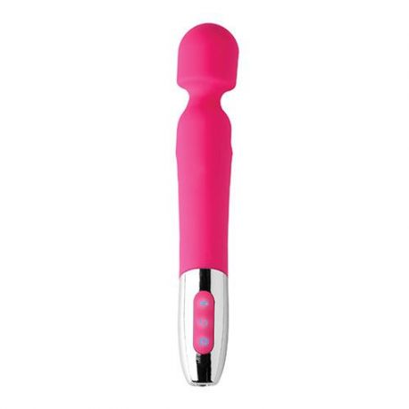 Massaggiatore empowered 10x rotating silicone wand with massage beads