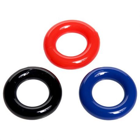 Kit 3 anelli fallici trinity vibes stretchy c-ring