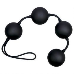 Palline vaginali black balls velvet 4