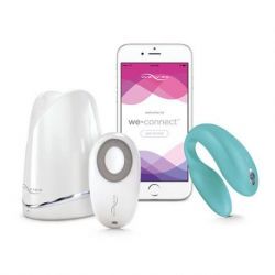 Stimolatore vaginale e per lui we-vibe sync aqua