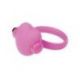 Anello fallico vibrante heart beat cockring silicone pink