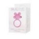 Anello fallico vibrante teddy cockring silicone pink