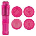 Stimolatore clitorideo multitestina pink pleasy