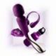 Massaggiatore smart wand large plum