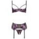 Set reggiseno a 3 pezzi TAGLIA 85D-XL