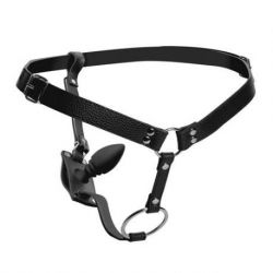 Imbracatura con plug anale e anello fallico male cock ring harness