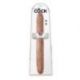 Fallo realistico doppio king cock 16 thick double dildo tan