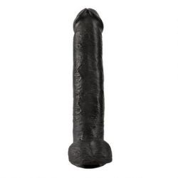 Fallo realistico king cock 15 cock with balls black