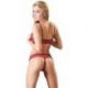 Set rosso in pizzo TAGLIA L