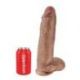 Fallo realistico king cock 12 cock with balls tan