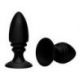 Kit plug anali duplex silicone anal plug set