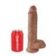 Fallo realistico king cock 10 cock with balls tan