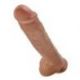 Fallo realistico king cock 11 cock with balls tan