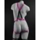 Fallo strap on con imbracatura dillio 7 suspender harness set pink