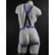 Fallo strap on con imbracatura dillio 7 suspender harness kit purple