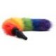 Plug anale rainbow tail