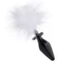 Plug anale fluffer bunny tail glass