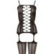 Catsuit a rete con calze TAGLIA S-M