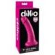 Fallo realistico dillio 6 slim pink