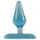 Plug anale the assifier transparent blue