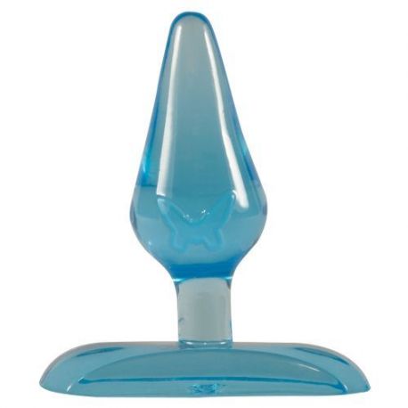 Plug anale the assifier transparent blue