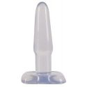 Plug anale trasparente crystal clear butt plug medium