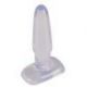 Plug anale trasparente crystal clear butt plug medium