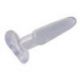 Plug anale trasparente crystal clear butt plug medium