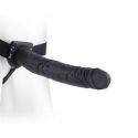 Fallo strap-on cavo fetish fantasy series 11 hollow strap on with balls black