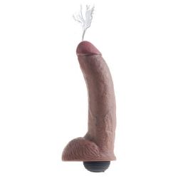 Fallo realistico eiaculante con testicoli King Cock 9 Squirting Cock w/ Balls