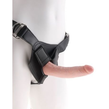 Fallo realistico strap on King Cock Strap-On Harness w/ 7 Cock