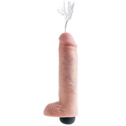 Fallo realistico eiaculante con testicoli King Cock 10 Squirting Cock w/ Balls