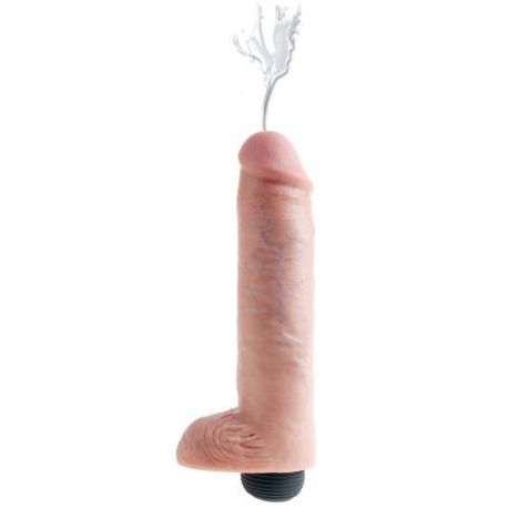 Fallo realistico eiaculante con testicoli King Cock 10 Squirting Cock w/ Balls