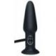 Plug anale vibrante gonfiabile true black