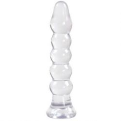 Fallo anale Crystal Jellies Anal Plug Bumps Clear