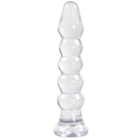 Fallo anale Crystal Jellies Anal Plug Bumps Clear